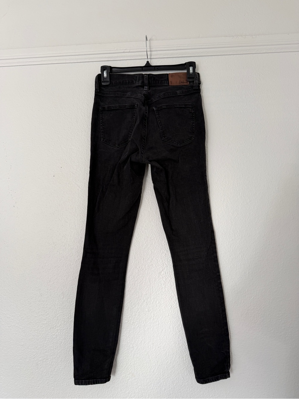Madewell Black High-Rise Skinny Jeans Black Gray - Picture 4 of 7